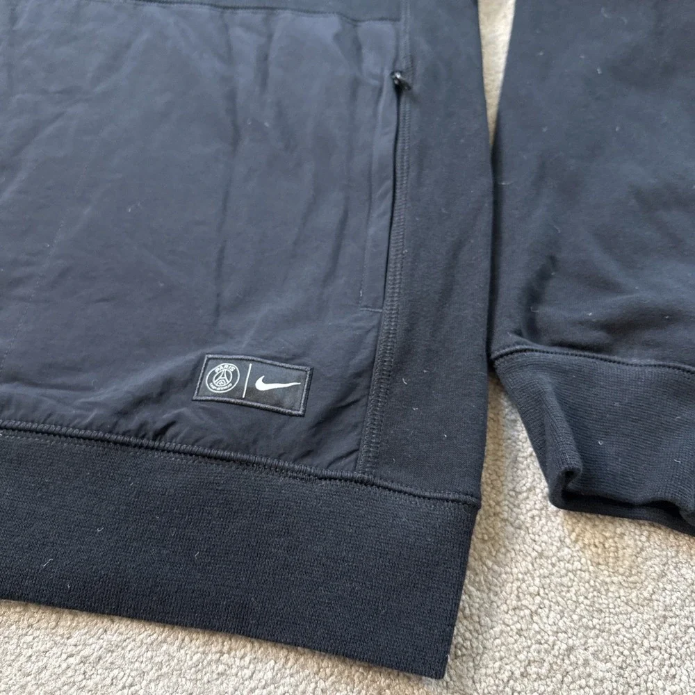 Nike Paris‎ Saint-Germain PSG Travel Fleece Hoodie Black Size S DN1312-010 New